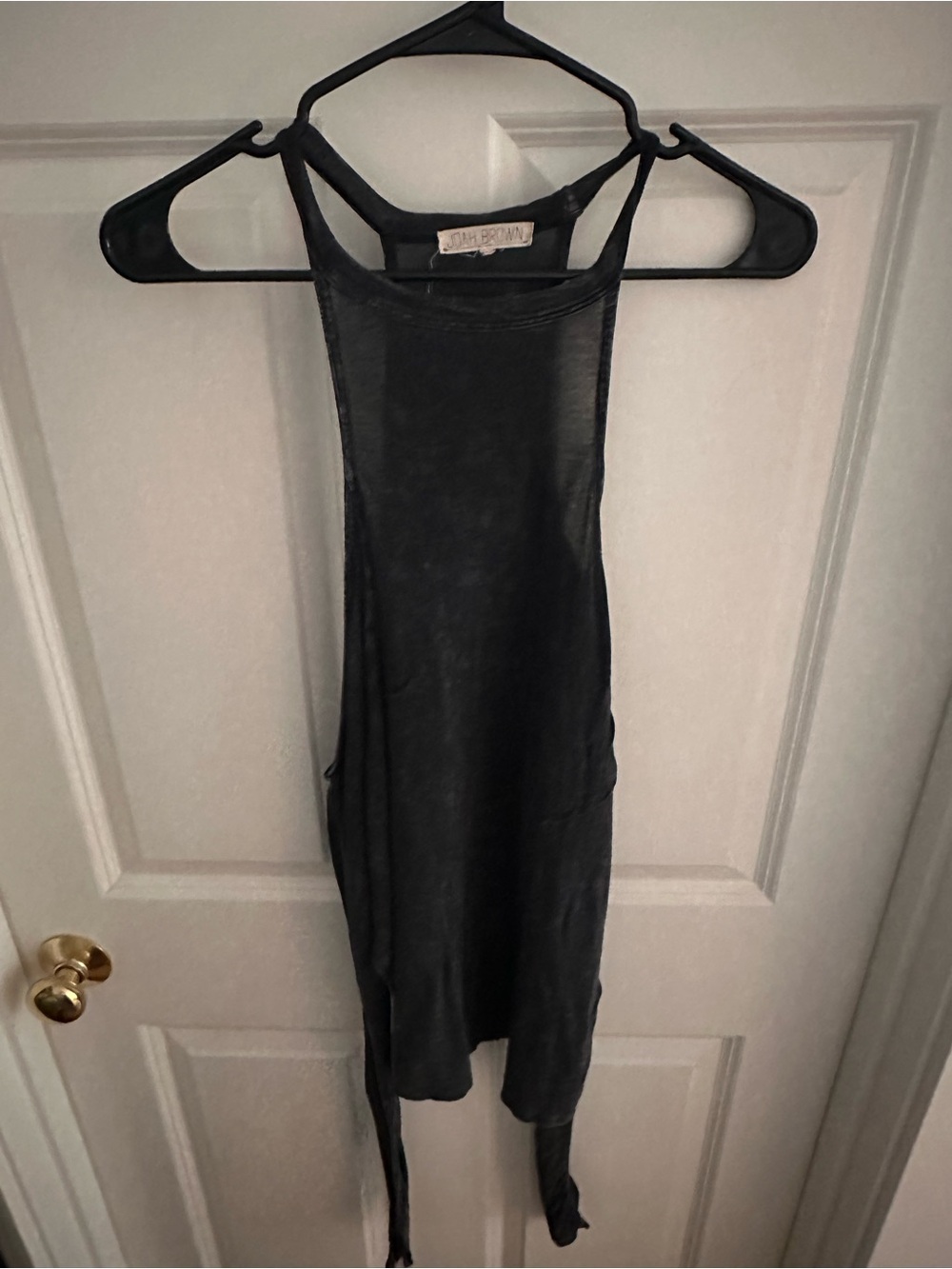 Joah Brown high neck longsleeve with open shoulders